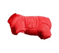 Generisch 2026 Fleece Jumper for Sphynx Nude Cats, Cuddly Warm, for Nude Cats, Small Dogs, Soft Jacket Four-Legged Friends with Ribbed Cuffs (XS XXL, Red, 25 x 19 x 3 cm)