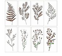 Generisch 2026 Garden Fence, Large Flower Stencils, DIY Decoration, Reusable Flower Stencil for Painting Wooden Walls, Fence Pattern, Sunflower Spray Paint, Craft Stencils (White, 15 x 7.5 cm)