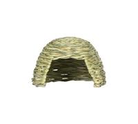 Generisch 2026 Grass House for Rabbits, Folding Guinea Pig Hideout, Hay Bed, Playhouse, Naturally Braided Hay for Hamsters, Play & Rest Oasis (25 x 17 cm)