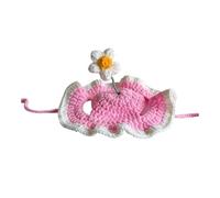 Generisch 2026 Hand Knitted Cat Hat, Whimsical Costume, Soft Yarn, Crocheted for Cute Indoor Photo Parties (15.5 x 15 cm)