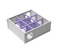 Generisch 2026 Interactive Hamster Maze with Tunnels, Hide and Hide for Small Animals (Purple, 21 x 20 cm)