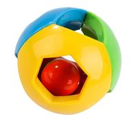 Generisch 2026 Interactive Pet Sound Toy, Dog Toy, Puppy Neck Toy Material, 4 Colourful Designs, 1 Piece (Red, 8 x 8 cm)