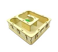 Generisch 2026 Interactive Playpen with Tracks for Hamsters Gerbils as a Small Animal Activity Toy (Beige, 17 x 4.7 cm)