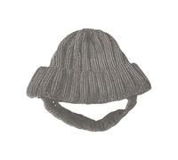 Generisch 2026 Knitted Hat with Ears - Cute Winter Hat for Small Dogs, Cuddly Warm, Perfect for Photos and Cold Weather (Grey, One Size)