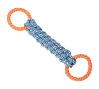Generisch 2026 Large Leash with Orange Blue Woven Rope Round, Suitable for Tug of War Teeth Cleaning, Suitable for Gawning (Sky Blue, 37 cm)
