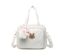 Generisch 2026 Large Pregnancy Bag Functional Nursing Bag for Mother Baby with Insulated Compartments, White, 20*24CM, Duffel Backpacks