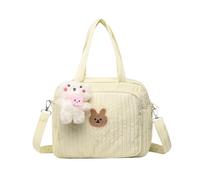 Generisch 2026 Large Pregnancy Bag Functional Nursing Bag for Mother Baby with Insulated Compartments, yellow, 20*24CM, Duffel Backpacks