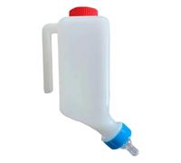 Generisch 2026 Milk Bottle for Farm Animals with Scale Soft Teat for Gentle Feeding of Lambs Goats Calves on the Farm (White, 25 cm)