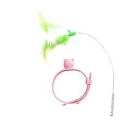 Generisch 2026 Multifunctional Cat Toy Collar with Spring Teaser for Self-Entertainment for Active Pets (B, 20 x 12 cm)