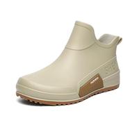 Generisch 2026 Rain Shoes for Women Comfortable Slipper for All Seasons Perfect Rainy Days Fashion Design Ideal Casual Outfits Raincoats Silver Shoes Women 38, beige, 9 UK