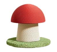 Generisch 2026 Rope Cat Scratching Board Indoor Play Stress Management Function, Suitable for Cat Exercises in Family Living Room, Natural Red Colour (A, One Size)