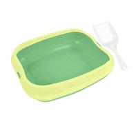 Generisch 2026 Semi-Closed Cat Litter, Suitable for Odour Neutralisation, Breathable Materials Easy to Observe (Yellow, A)