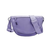 Generisch 2026 Shoulder Bags Women Men Fashion Medium Nylon Foldable Moon Bag Shoulder Bag with Adjustable Strap, Dark purple, Einheitsgröße, Sling Backpacks