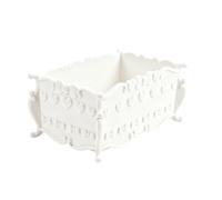 Generisch 2026 Small Sand Bath Container for Degus, Hamsters, Gerbils, Small Animals (White, 17 x 11 x 9 cm)