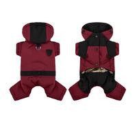 Generisch 2026 Small Winter Coat with 4 Legs Covered, Winter Snowsuit for Adjustable Warm Jacket for Small (A, 24 cm)