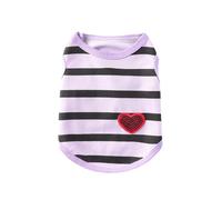 Generisch 2026, Soft, Comfortable, Breathable - Perfect for Small to Medium Sizes with a Striped Heart Pattern. (A, XS)