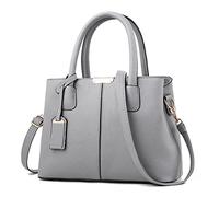 Generisch 2026 Spacious Women's Handbag Elegant Satchel Shoulder Bag as Day Companion, gray, One Size