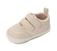 Generisch 2026 Spring Baby Toddler Shoes with Flat Bottom for Boys Girls Comfortable Non-Slip Sole Double Hook Loops in Simple Style, a, 2.5 UK Child