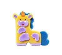 Generisch 2026 Squeaky Blue Yellow Interactive Sheep Puppy with Crinkle Paper Enamel Structure for Small to Medium (B, One Size)