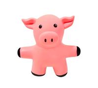 Generisch 2026 Squeaky Chew Toy for Dogs, Interactive Chew Toy for Pets, Pig Shape Design (11.5 x 11 cm)