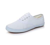 Generisch 2026 Stylish Casual Shoes for Women for Everyday Casual Lace Up Slip On Design Versatile All Seasons Comfortable Flat Sole Perfect Jeans Socks Shoes Women Black, White, 12 UK