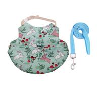 Generisch 2026 Stylish Printed Breathable Rabbit Harness for Safe Outdoor Adventures Daily Walks (A, S)