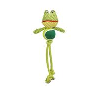 Generisch 2026 Suitable for Dog Toys that Love to Chew. Pet Toy with Squeaky Frog, Rope Toy, Braided Dog Toy, Suitable for Small Medium Dogs. (B, 42cm)