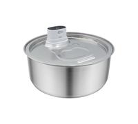 Generisch 2026 Super Quiet Wireless Dog Water Dispenser with Stainless Steel Container, Motion Sensor for Pets, Automatic Drinker with for Cats, Dogs (Silver, A)