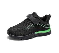 Generisch 2026 Trainers Breathable Mesh Comfortable Casual Shoes for Everyday Use Non-Slip Sole Durable Design Ideal for School Outdoor Suitable from 7 to 15 Years, Green, 13 UK