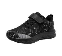 Generisch 2026 Trainers Casual Sports Shoes with Breathable Mesh Upper Non-Slip Sole Lightweight Flying Woven Construction for Active Leisure, black, 3.5 UK