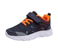 Generisch 2026 Trainers Casual Sports Shoes with Breathable Mesh Upper Non-Slip Sole Lightweight Flying Woven Construction for Active Leisure, orange, 3.5 UK