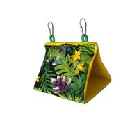 Generisch 2026 Tropical Rainforest Bird Cage with Sun Protection, Summer Hanging Tent, Swing for Small Birds Finches (A, 16X11X15)