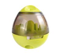 Generisch 2026 Tumbler Pet Toy, Automatic Pet Snack to Improve IQ Interaction, Adjustable Snack for Pets (Green, 10 x 10 x 11.7 cm)