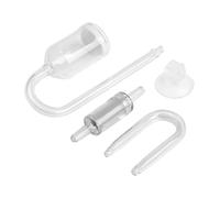 Generisch 2026 U-shaped glass diffuser for aquariums produces a rich, quiet bubbling (suction base) (White, One Size)