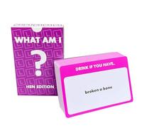 Generisch 2026 Unleash the fun with the interactive card game "What Am I", the perfect party game (purple, one size)