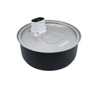 Generisch 2026 Water Pet Water Stainless Steel 8L Super Quiet Wireless Dog Water Dispenser Filter with Motion Sensor for Large/Medium/Small Cats Dogs (Black, A)