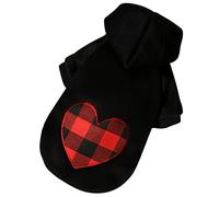 Generisch 2026 Winter Fleece Hoodie for Pets as Cuddly Warm Clothing in the Cold (Red, L4)