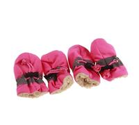 Generisch 2026 Winter Warm Boots, Set of 4, Fleece Lined Overshoes with Adjustable Drawstring, Slip On Dog Shoes for Small Medium Dogs (Size 1-7) (20x15x2cm)