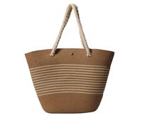 Generisch 2026 Women's Fashion Casual Straw Woven Bucket Shopping Bag Large Capacity Shoulder Bag for Daily Use Commuting Beach, khaki, B