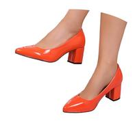 Generisch 2026 Women's Plus Size Plain Versatile Breathable Tapered Flat Shaft Formal Formal Pedal Shoes