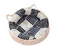 Generisch 2026 Woven Cat Bed with Removable, Washable Rope, Round Cat Bed for Small to Large Cats Indoor (F, One Size)