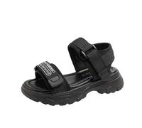 Generisch 2027 Comfortable Children's Sandals with Thick Sole and Strap for Everyday and Beach Adventures., black, 9/10 UK Child