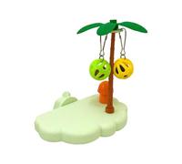 Generisch 2027 Cute Cloud Shaped Bird Platform, Interactive Chew Climbing Stand for with Secure Holder for Playing Climbing in the Cage (C, 15.5 cm)