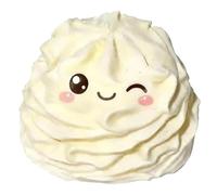 Generisch 2027 Roll Cake Slow Rising Sticky Handmade Silicone Stress for Relaxation Sensory Training (White, 8 x 8 cm)
