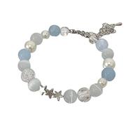 Generisch 20mm Silicone Bracelet Chinese Jade Bead Bracelet for Her Grandma Grandpa Mother Dad Daily Use Evil Eye Bracelet, one size, Resin, No Gemstone