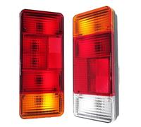 Generisch 2x Rear Light Rear Light Right Left with Cable for Truck Trailer Flatbed Compatible with Iveco Daily Peugeot Boxer Fiat Ducato Citroen Jumper 1991-2003 E-Certification