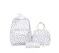 Generisch 3 Pieces Bowknot Backpack Set for Girls - Cute Kawaii Backpack Set Aesthetic Daypack with Bow Cool Backpacks Girls Teens, purple, 39*29*12