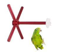 Generisch 360° Rotating Parrot Toy - Rotating Windmill Stand | Scratch and Beak Sharpening Hanging Stand | Interactive Cage Accessories for Parakeets, Cockatiels, Turtle Doves, Canary