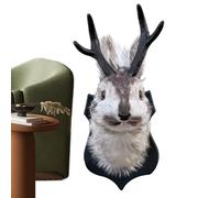 Generisch 3D Animal Wall Art, Lightweight Realistic Soft Sculpture, Decorative Sculptures in the Shape of Animal Heads, for Office, Lounge, Home, Living Room, Bedroom, Hallway, Holiday