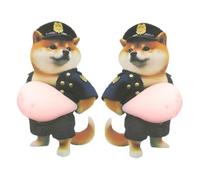 Generisch 3D Belly Sticker Dog Phone Case Sticker